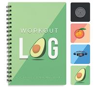 Fitness Logbook - Workout Planner - Formato A5, Verde avocado - Copertina più spessa migliorata - Diario di allenamento - Impostazione degli obiettivi per il bodybuilding - di Workout Log