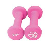 Fitness Mad Coppia Di Manubri In Neoprene, Rosa, 2 X 0.5 Kg