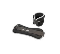 Fitness Mad Wrist/Ankle Weights, Neo Cinturino da Polso/Caviglia Unisex-Adult, Grey, 2 x 1 kg