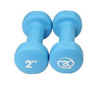 Fitness Mad Neoprene, Manubri Uomo, Blu, 2KG