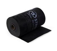 Fitness Mad - Rotolo di fascia di resistenza, unisex, 15 m x 15 cm, colore: Nero