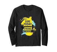 Fitness Motivazionale, Dolore Oggi, Domani Forte, Nessuna Scusa Maglia a Manica