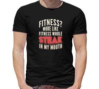 Fitness Nel Mio Bocca Bistecca T-Shirt - Cibo - Divertente - Raro