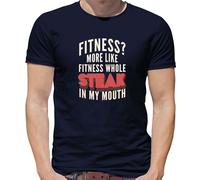 Fitness Nel Mio Bocca Bistecca T-Shirt - Cibo - Divertente - Raro