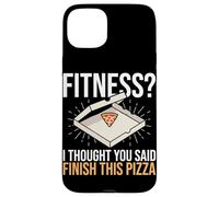 Fitness Pensavo avessi detto Finisci questa pizza Funny Fitness Custodia per iPhone 15 Plus