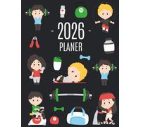 Fitness Planer 2026: Wochenplaner mit Raum für Notizen | Januar - Dezember 2026 mit Wochenansicht | Einfacher Überblick über die Terminpläne | Agenda Organizer Terminplaner