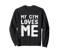 Fitness Preferirei Essere in Palestra Body Builder La mia Palestra Mi AMA Felpa