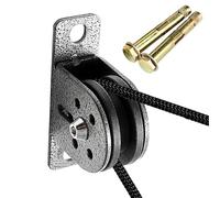 Fitness Pulley System - Steel+Nylon, DIY Exercise Equipment Heavy Load 300kg | Durable Wire Rope Guide Expansion Screw Setup For Women, Men, Adults, Weightlifting, Lifting Workout