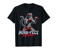 Fitness - Purrfect Punches Boxer Gatto Maglietta
