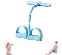 Fitness Resistance Bands-4 Tube Pedal Ankle Puller, Resistance Bands for Working Out, Sit Up Exercise Equipment, for Women Men (Blue,1Pcs)