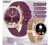 Fitness Smartwatch da donna - Display HD da 1"", senza fili, con previsioni di alarm e noi, monitoraggio del sonno dei cicli mestruali, oltre 20 modalità sportive, diali personalizzati di massa, compa