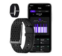 Fitness tracker, impermeabile IP68, 127 modalità sportive, frequenza cardiaca 24/7, analisi del sonno, GPS, contapassi, misurazione pressione arteriosa/SpO2, compatibile con iOS e Android (cinturino