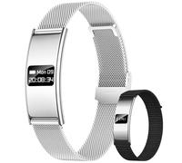 Fitness Tracker Smartwatch Bracciale Donna: Smart Band con 5ATM Impermeabile Cardiofrequenzimetro SpO2 Stress Sonno Ciclo Fisiologico e Modalità Sport Multiple Contapassi Smartband per Android IOS