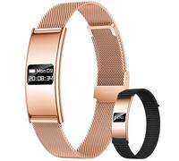 Fitness Tracker Smartwatch Bracciale Donna: Smart Band con Cardiofrequenzimetro SpO2 Stress Sonno Ciclo Fisiologico 5ATM Impermeabile e Modalità Sport Multiple Contapassi Smartband per IOS Android