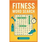 Fitness Word Search: Workout, Cardio & Strength | Gym & Home Fitness Terms | HIIT, Yoga, Mobility & More
