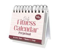 Fitness Workout Calendar - Daily Exercise Planning System, Desktop Training with Schedule Organizer, Goal Tracking, Motivation Tool, Productivity Accessory for Personal Wellness Management Planner