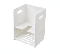 Fitnnybay Mensola Angolare Bagno, 1 PC | Plastica PP, Con Scolo, Ripiano Organizzatore, Per Doccia E WC
