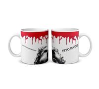 Fito Paez. Natura Sangue. Album rock argentino. Argentina. Tazza in ceramica AAA. 325 ml. 11 oz Lavabile in lavastoviglie e utilizzabile nel microonde. Sublimato pieno colore. Siamo Sportivo Maglietta