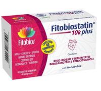 Fitobios Fitobiostatin 10k Plus - Integratore per il controllo del colesterolo, 60 compresse