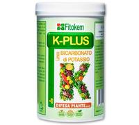 FITOKEM K-Plus 1KG - Fertilizzante e fertilizzante bicarbonato di potassio puro per piante da interno ed esterno e agricoltura, concime universale potassa giardino, orto, alberi da frutto