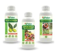 Fitokem Olio di Neem Biologico 1lt + Sapone Molle di potassio 1lt + Rame Protezione 1lt N+S+RPZ1