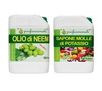 Fitokem - Olio di Neem idrosolubile 5L + Sapone molle di potassio 5L - N5 S5