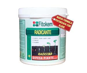 FITOKEM Radistar - Effetto Ormone Radicante per Talee in Polvere (400 gr) Radicante per Piante, Limone, Orchidee, Micorrize Bio, Stimola la Produzione e la Crescita Naturale delle Radici Made in Italy