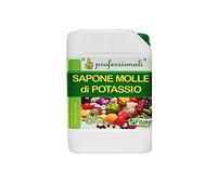 FITOKEM - Sapone Molle Potassico per Piante (5 Litri) Sapone Molle di Potassio per Piante, Insetticida ad Azione Abbattente contro Afidi, Cocciniglia, Effetto Corroborante Naturale e Lava Melata