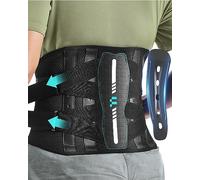 Fitomo Fascia Lombare Supporto Schiena con Supporto Ergonomico e Stecche in Fibra di Carbonio, Tessuto a Rete Ultra Fine, Fascia Elastica Lombare Donna Uomo per Lavoro, Sciatica, Postura