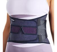 Fitomo Fascia Lombare Supporto Schiena per Donne, Busto Ortopedico Lombare per il dolore da Sciatica, Ernia del disco, Stenosi spinale, Fascia Elastica Lombare Regolabile