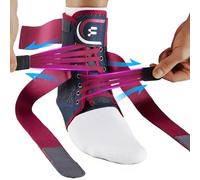 Fitomo Tutore Caviglia, Cavigliera Uomo e Donna Tutore Caviglia con stabilizzatori rimovibili per la Prevenzione e il Recupero da Infortuni, Debolezza della Caviglia, Gonfiore, Tendinite di Achille