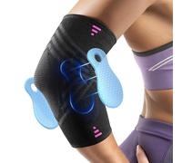 Fitomo Tutore Epicondilite Gomito, Gomitiera per Epicondilite del Tennista e Golfista con 2 Cuscinetti di Compressione, per Alleviare il Dolore della Tendinite -1 Unità