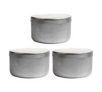 Fitooles 3 barattoli in alluminio per test del suolo contenitori per campioni a tenuta stagna per analisi geotecnica di laboratorio e stoccaggio contenitori per campioni di terreno da giardinaggio