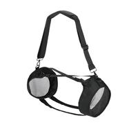 Fitooles Borsa per altoparlanti da viaggio con pareti laterali imbottite e cinghie elastiche e tasca frontale multiuso per 4 protezioni acustiche per altoparlanti