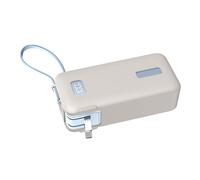 Fitooles Custodia protettiva in silicone ammortizzante per custodia protettiva da viaggio non progetta il supporto in gomma per la copertura del silicone delle banche di potere di Anaker 10000mAh