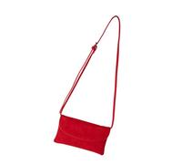 Fitooles Elegante borsa a tracolla compatta in pelle multilane con tasche per carte di credito densa borsa a tracolla, Rosso, One Size