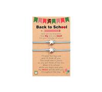 Fitooles Elegante braccialetto intrecciato a cinque bracci, con catena intrecciata, regolabile, unisex, per regali e uso individuale, da indossare tutti i giorni, braccialetto in rame, Misura unica