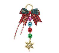 Fitooles Portachiavi a forma di albero di Natale, sicuro materiale atossico decorazione per auto per bambini e appassionati di viaggio carino portachiavi, Papillon, Taglia unica