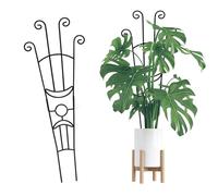 Fitooles Struttura rampicante in ferro a doppia sezione - Telaio da giardino verticale regolabile in altezza per uso interno/serra, griglia estensibile per piante da giardino