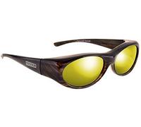 Fitovers Binya Piccolo Polarizzati Sopra Sole; Marrone Piuma & Polarvue Oro M