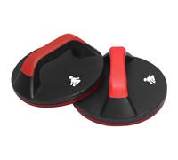 Fitpaddy - Manopole Push-up Girevoli-nero / Rosso FITPADDY