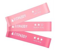 Fitpaddy - Set Di 3 Fasce Elastiche Elastic Band Plus-rosa FITPADDY
