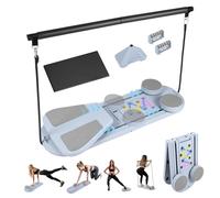 FitRepa Pilates Reformer Machine - Tavola pieghevole per pilates a casa, con rullo per addominali a rimbalzo automatico, per uomini e donne, ideale per la forza del core e l'allenamento addominale