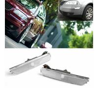 Fits 2001-2005 VW Passat B5.5 Pair Front Bumper Side Marker Lights White S1 Y0