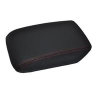 FITS AUDI A5 07+ COPERTURA PER BRACCIO IN PELLE NERA RED ST NUOVA MADE IN UK