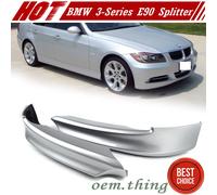 Fits BMW 3-Series E90 4D Sedan OE Bumper Front Splitter Lip Spoiler 06-08