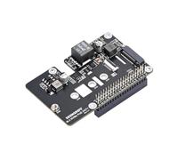 Fits Raspberry Pi 5 M.2 NVMe PoE HAT+ PCIe SSD Interface Expansion Board - Supports NVMe SSD Boot, PoE Power Supply, Gen2/Gen3, 2230/2242/2260/2280 M.2 SSD Sizes