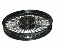 Fits Royal Enfield Cerchio Ruota 19" Disco Freno 80 Raggi Nero GEc Wm2