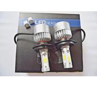 FITS TOYOTA MR2 1989+ Kit Fari LED Set 2x H4 Lampadine BIANCO PURA+501