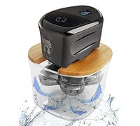 FitSan D Bamboo Shaver Rinse Stand Compatibile con Skull Shaver Pitbull Gold PRO Head and Face Shaver